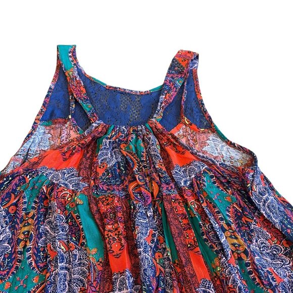 Free People Count Me In Trapeze Mini Dress Tunic Top Sleeveless Size Small NWT - Picture 7 of 11